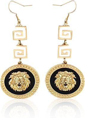 Lion Head Stud Earrings